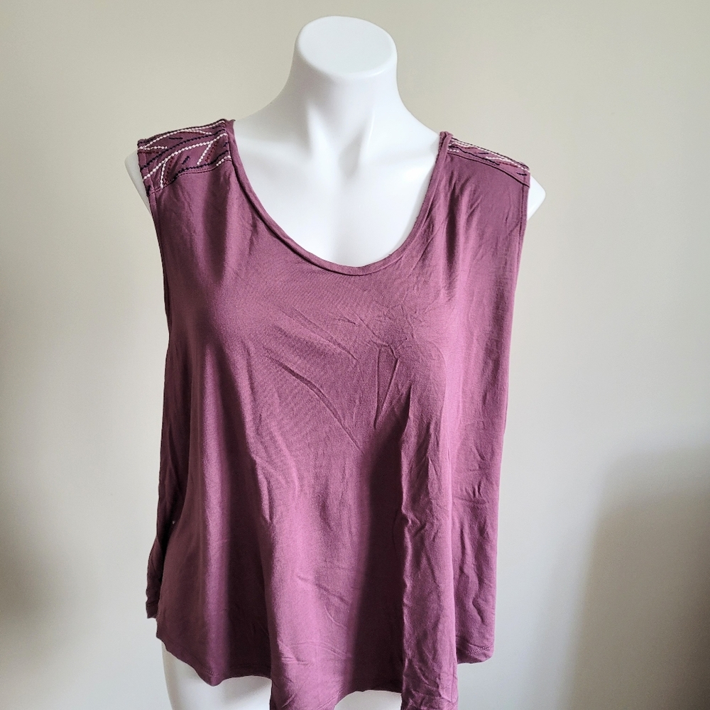 Old Navy XXL Maroon Sleeveless Top